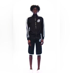 Telfar Black and White Athletic Shorts